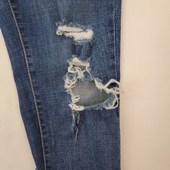 Levi's Sz 29 High Rise Skinny Jeans Distressed Stretch - Picture 5 of 10